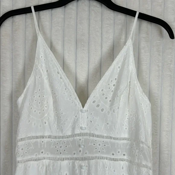 Simplee Eyelet Lace Coquette Cottagecore Romantic maxi dress XL - Picture 6 of 11